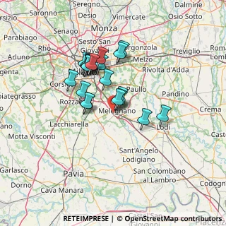Mappa Strada per Carpiano, 20077 Melegnano MI, Italia (11.015)