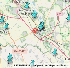 Mappa Strada per Carpiano, 20077 Melegnano MI, Italia (5.4225)