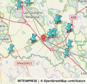 Mappa Strada per Carpiano, 20077 Melegnano MI, Italia (4.15692)