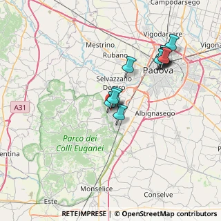Mappa Via Busonera F., 35031 Abano Terme PD, Italia (6.70167)
