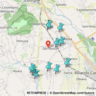 Mappa Piazza della Libertà, 10080 San Ponso TO, Italia (2.01818)