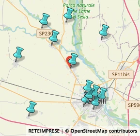 Mappa 5.35833, 13030 Caresanablot VC (4.49385)