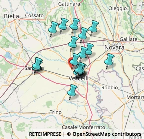 Mappa 5.35833, 13030 Caresanablot VC (10.0435)