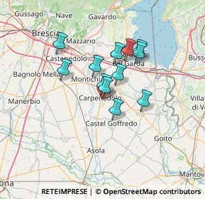 Mappa Via Pozzi, 25013 Castel Goffredo MN, Italia (10.0375)