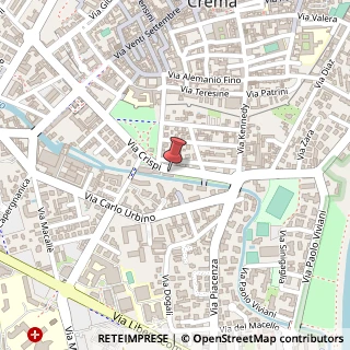 Mappa Via Francesco Crispi, 56, 26013 Crema, Cremona (Lombardia)