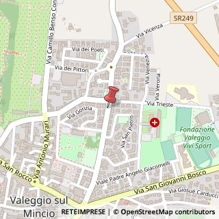 Mappa Via Braccio di Volta, 32, 37067 Valeggio sul Mincio, Verona (Veneto)