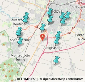 Mappa Via delle Industrie, 35020 Padova PD, Italia (4.03067)