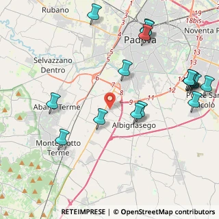 Mappa Via delle Industrie, 35020 Padova PD, Italia (5.19412)