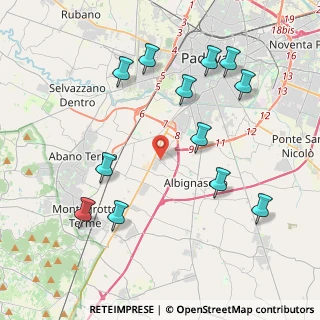 Mappa Via delle Industrie, 35020 Padova PD, Italia (4.46917)