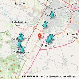 Mappa Via delle Industrie, 35020 Padova PD, Italia (3.7425)