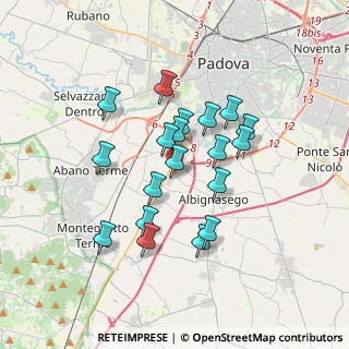 Mappa Via delle Industrie, 35020 Padova PD, Italia (2.95211)