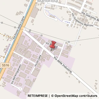 Mappa Via delle Industrie, 30, 35020 Albignasego, Padova (Veneto)