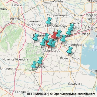 Mappa Via delle Industrie, 35020 Padova PD, Italia (10.39571)