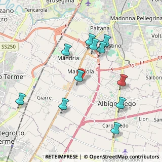 Mappa Via delle Industrie, 35020 Padova PD, Italia (2.04182)