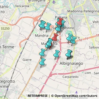 Mappa Via delle Industrie, 35020 Padova PD, Italia (1.4085)