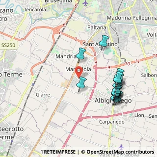 Mappa Via delle Industrie, 35020 Padova PD, Italia (2.04688)