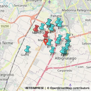 Mappa Via delle Industrie, 35020 Padova PD, Italia (1.524)