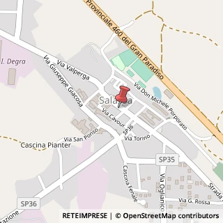 Mappa Via Ferdinando Borrone, 34, 10080 Salassa, Torino (Piemonte)