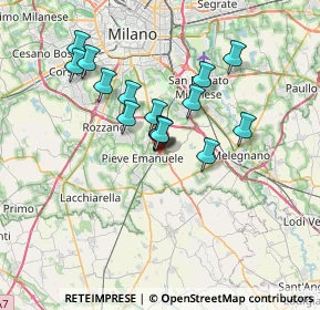 Mappa Piazza Vittoria, 20085 Locate di Triulzi MI, Italia (5.54438)