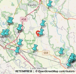 Mappa Via 4 Novembre, 26837 Quartiano LO, Italia (6.114)