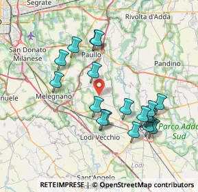 Mappa Via 4 Novembre, 26837 Quartiano LO, Italia (7.30278)