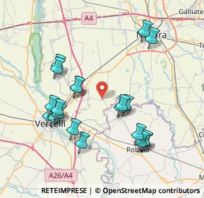 Mappa Via S. Pietro, 28060 Casalino NO, Italia (7.8095)