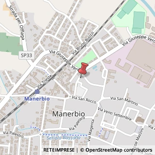 Mappa Via Luzzago, 47, 25025 Manerbio, Brescia (Lombardia)