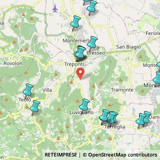 Mappa Via Vallarega, 35038 Torreglia PD, Italia (2.833)