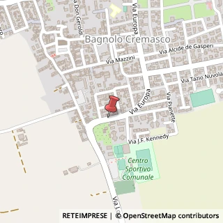 Mappa Via delle Industrie, 14, 26010 Bagnolo Cremasco, Cremona (Lombardia)