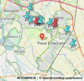 Mappa 20090 Pieve Emanuele MI, Italia (1.8725)