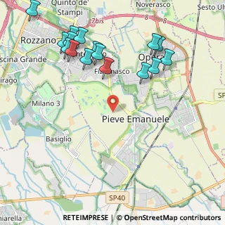 Mappa 20090 Pieve Emanuele MI, Italia (2.48938)