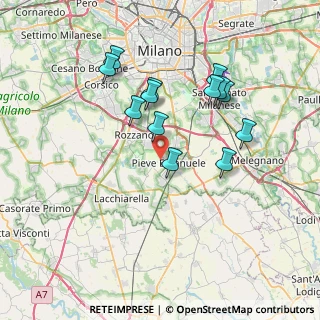Mappa 20090 Pieve Emanuele MI, Italia (6.84692)