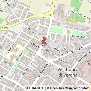 Mappa Via Milano, 4, 37069 Villafranca di Verona, Verona (Veneto)