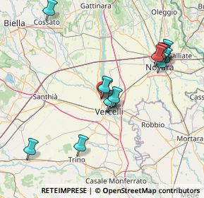 Mappa Via Aldo Moro, 13030 Caresanablot VC, Italia (15.36267)