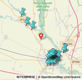 Mappa Via Aldo Moro, 13030 Caresanablot VC, Italia (4.4555)