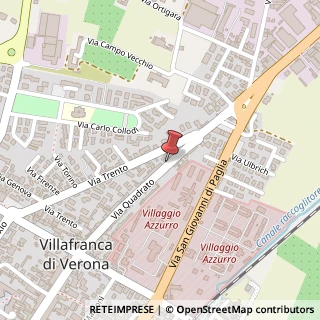Mappa Via quadrato 58, 37069 Villafranca di Verona, Verona (Veneto)