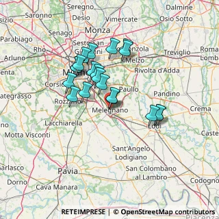 Mappa Via Bescapè, 20077 Melegnano MI, Italia (11.771)