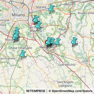 Mappa Via Marsala, 20077 Melegnano MI, Italia (7.72)