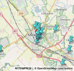 Mappa Via Bescapè, 20077 Melegnano MI, Italia (1.78467)