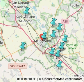 Mappa , 20077 Melegnano MI, Italia (3.62917)