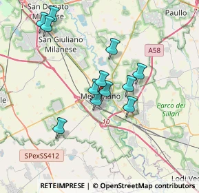 Mappa , 20077 Melegnano MI, Italia (3.1575)