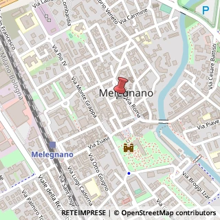 Mappa Piazza Giuseppe Garibaldi, 10, 20077 Melegnano, Milano (Lombardia)