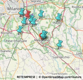 Mappa , 20077 Melegnano MI, Italia (6.85615)