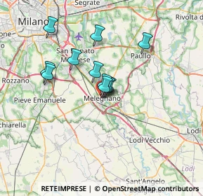 Mappa , 20077 Melegnano MI, Italia (5.18636)