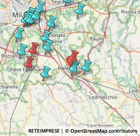 Mappa , 20077 Melegnano MI, Italia (9.81)