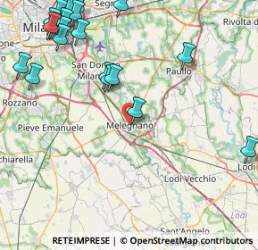 Mappa , 20077 Melegnano MI, Italia (11.398)