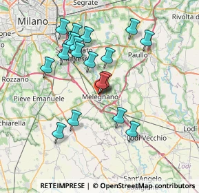 Mappa , 20077 Melegnano MI, Italia (6.7695)