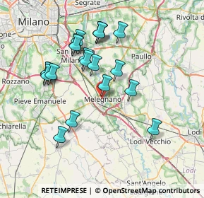 Mappa , 20077 Melegnano MI, Italia (7.094)