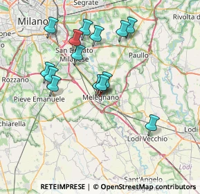 Mappa , 20077 Melegnano MI, Italia (7.00286)