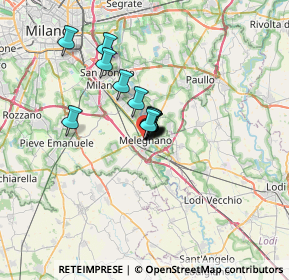 Mappa , 20077 Melegnano MI, Italia (3.61154)